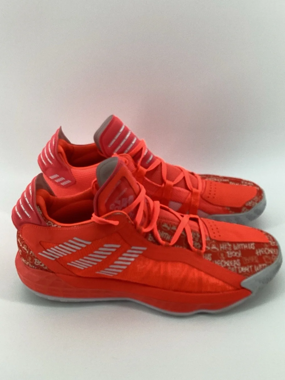 adidas Basketball Shoes with Silver Accents
